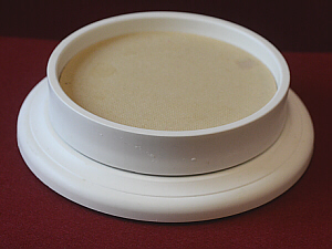 white turntable