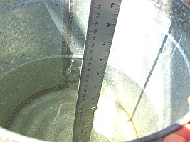 Measuring Depth in Bucket
